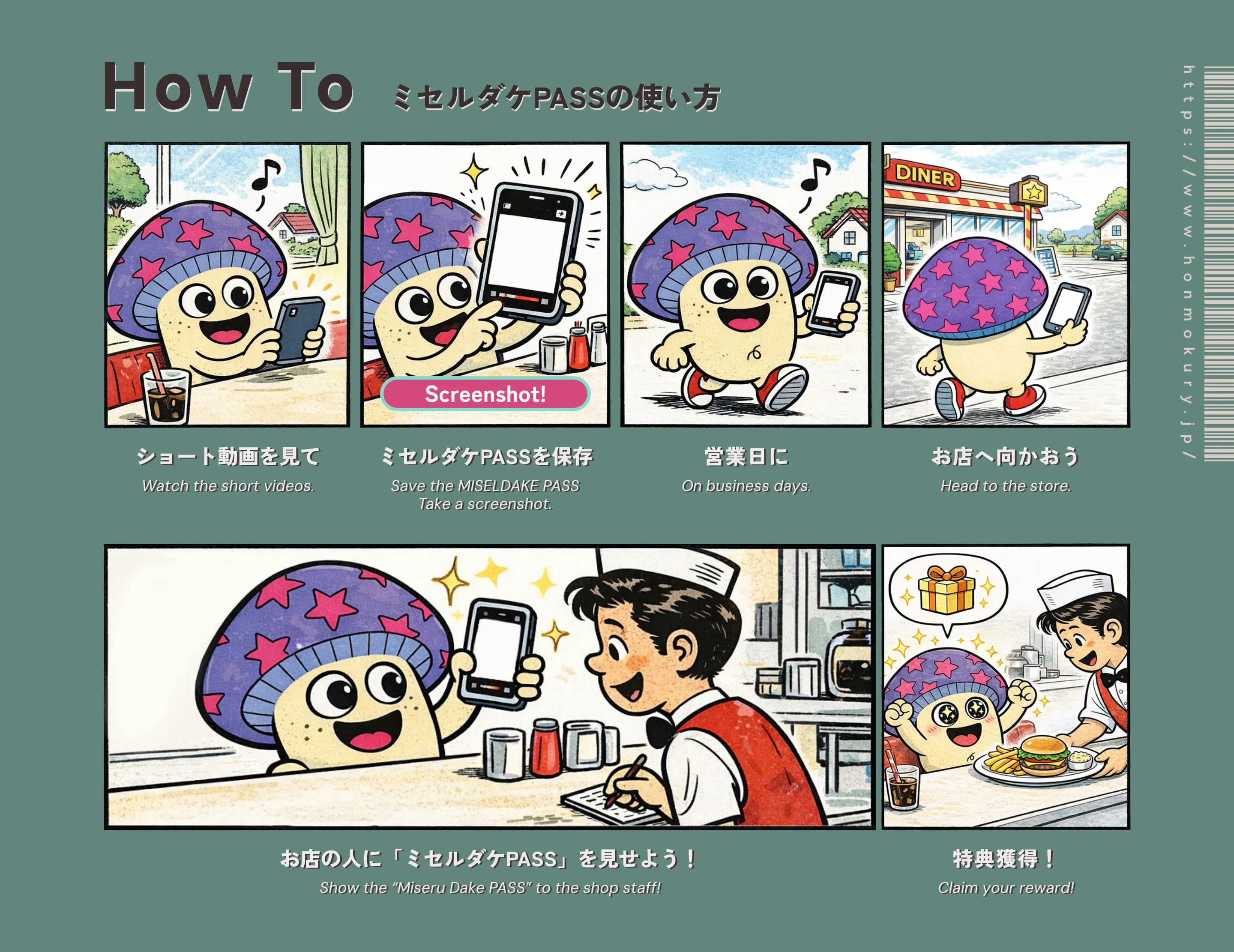 HOW TO ミセルダケPASSの使い方